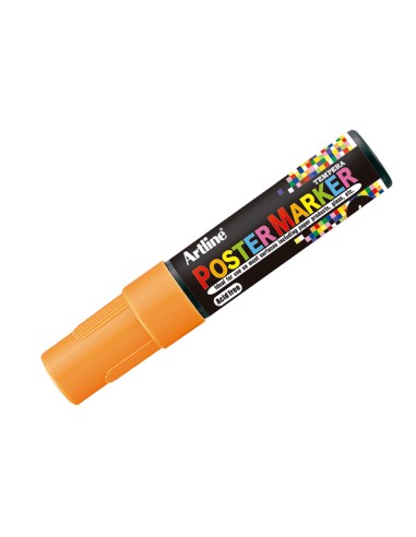 Rotulador artline poster marker epp 6 nar flu punta redonda 6 mm color naranja fluor