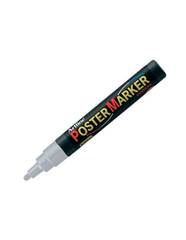 Rotulador artline poster marker epp 4 pla met punta redonda 2 mm color metalizado plata