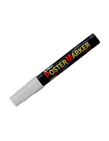 Rotulador artline poster marker epp 4 pla met punta redonda 2 mm color metalizado plata