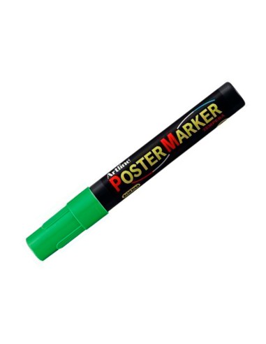 Rotulador artline poster marker epp 4 ver flu punta redonda 2 mm color verde fluor