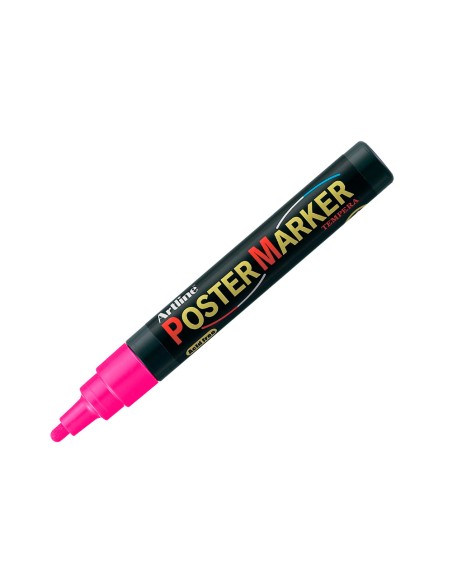Rotulador artline poster marker epp 4 ros flu punta redonda 2 mm color rosa fluor