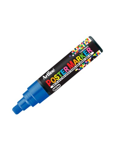 Rotulador artline poster marker epp 6 azu punta redonda 6mm color azul