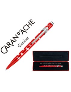 Boligrafo caran d ache 849 total swiss con estuche punta media