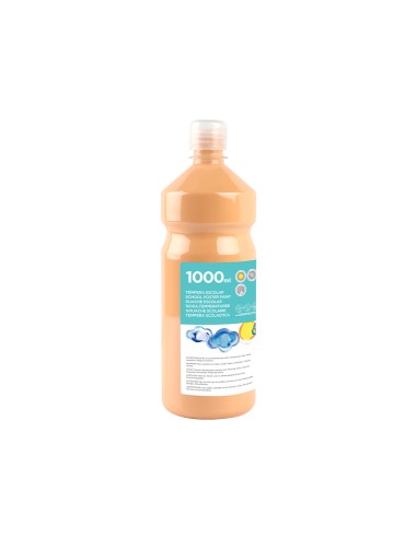 Tempera liquida liderpapel escolar 1000 ml carne