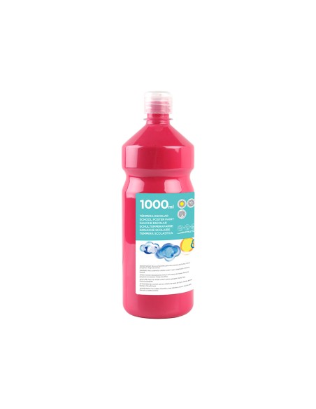 Tempera liquida liderpapel escolar 1000 ml fucsia