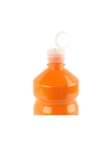 Tempera liquida liderpapel escolar 1000 ml naranja