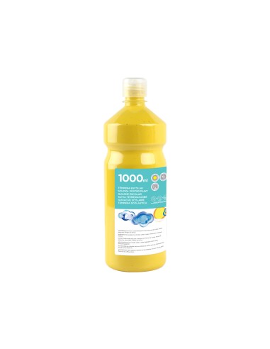 Tempera liquida liderpapel escolar 1000 ml amarillo