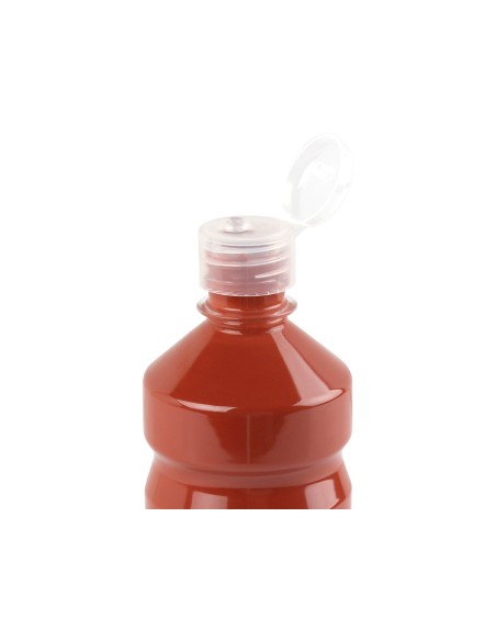 Tempera liquida liderpapel escolar 500 ml marron