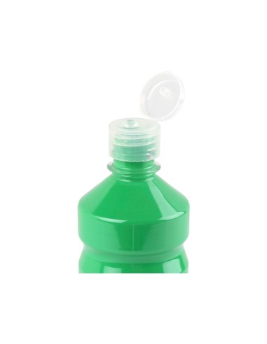 Tempera liquida liderpapel escolar 500 ml verde