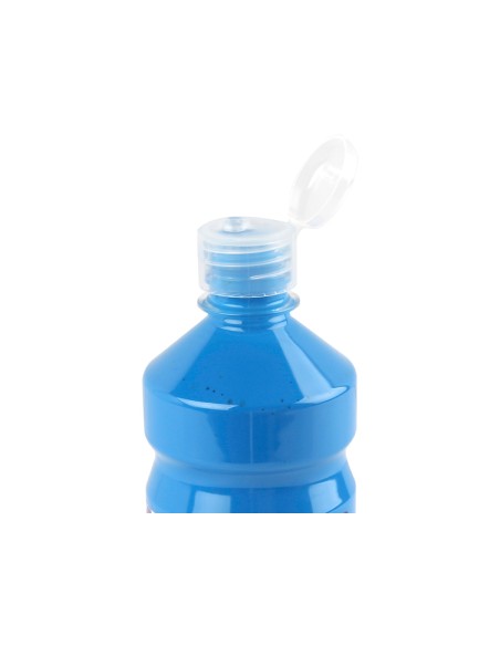 Tempera liquida liderpapel escolar 500 ml azul
