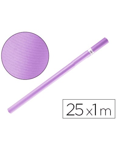Papel kraft liderpapel lila rollo 25x1 mt
