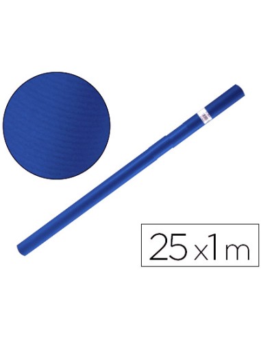 Papel kraft liderpapel azul azurita turquesa rollo 25x1 mt