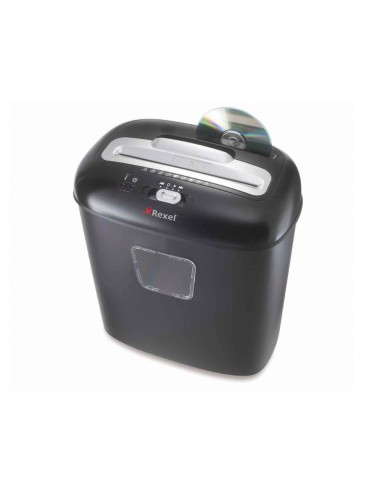 Destructora de documentos rexel duo capacidad de corte 10 h destruye grapas clips tarjetas y cd papelera 17l