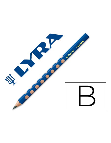Lapices de grafito lyra groove triangular mina b de 425 mm