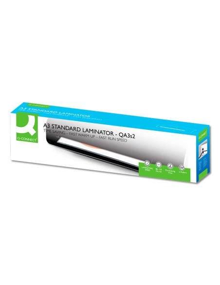 Plastificadora q connect kf17003 din a3 estandar 2 rodillos Plastificadora q connect kf17003 din a3 estandar 2 rodillos