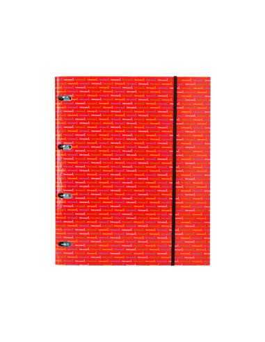 Carpeta con recambio liderpapel a4 cuadro 5mm forrada 4 anillas 20mm