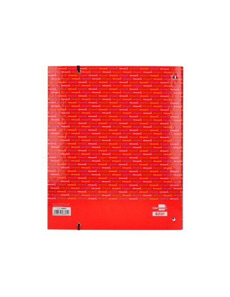 Carpeta con recambio liderpapel a4 cuadro 5mm forrada 4 anillas 20mm