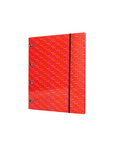 Carpeta con recambio liderpapel a4 cuadro 5mm forrada 4 anillas 20mm