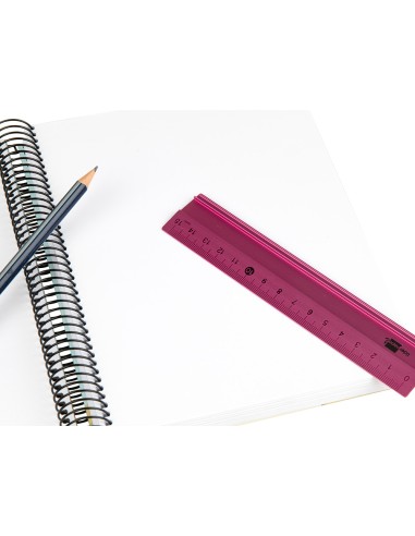 Regla liderpapel 15 cm aluminio colores surtidos