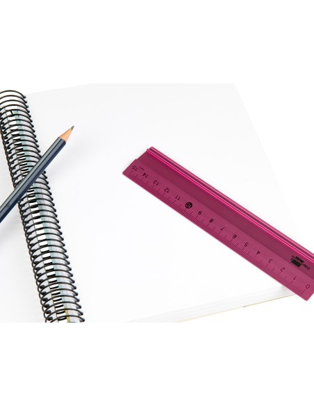 Regla liderpapel 15 cm aluminio colores surtidos