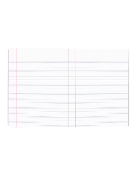 Libreta liderpapel scriptus a5 plus 48 hojas 90g m2 pauta 4ª35 mm con margen