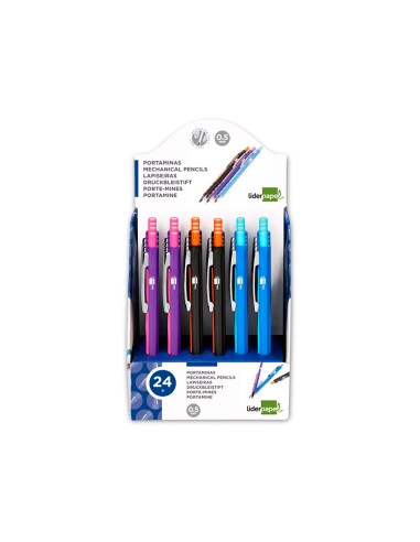 Portaminas liderpapel 05 mm colores surtidos