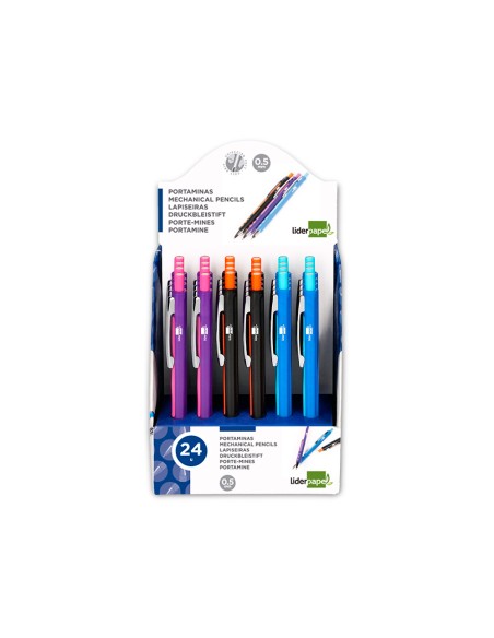 Portaminas liderpapel 05 mm colores surtidos