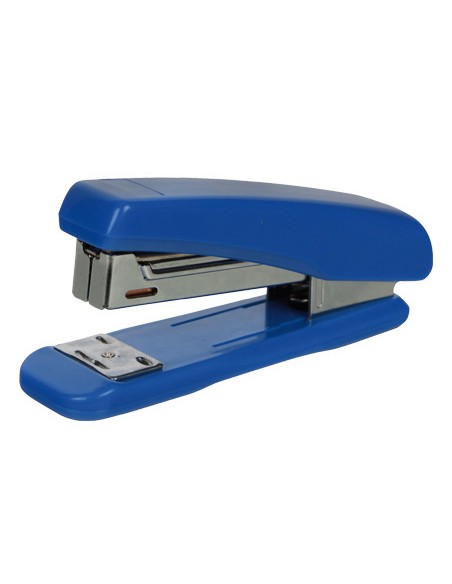 Grapadora q connect kf11064 plastico azul capacidad 25 hojas