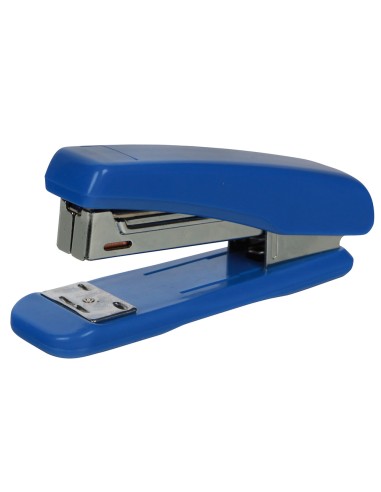 Grapadora q connect kf11064 plastico azul capacidad 25 hojas