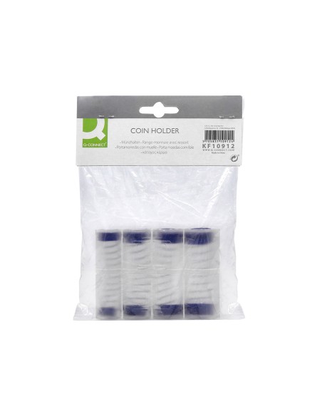 Portamonedas q connect con muelle valido para 8 fracciones de euros Portamonedas q connect con muelle valido para 8 fracciones de euros