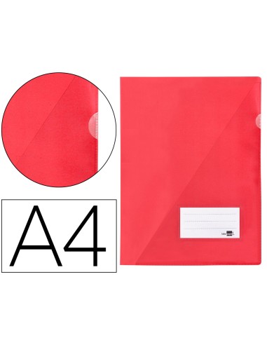 Carpeta liderpapel dossier a4 unero roja