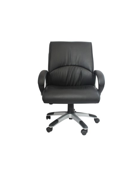 Silla de direccion q connect con respaldo medio regulable altura 90085mm alto 500mm ancho y 500mm prof color negro Silla de direccion q connect con respaldo medio regulable altura 90085mm alto 500mm ancho y 500mm prof color negro