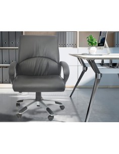 Silla de direccion q connect con respaldo medio regulable altura 90085mm alto 500mm ancho y 500mm prof color negro