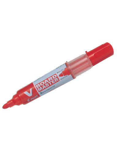 Rotulador pilot v board master para pizarra blanca rojo tinta liquida trazo 23mm