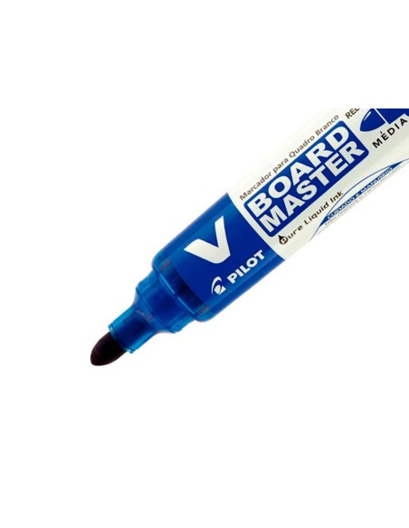 Rotulador pilot v board master para pizarra blanca azul tinta liquida trazo 23mm