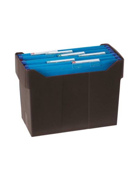 Soporte para carpetas colgantes archivo 2000 archivox poliestireno negro capacidad 20 carpetas din a4 Soporte para carpetas colgantes archivo 2000 archivox poliestireno negro capacidad 20 carpetas din a4