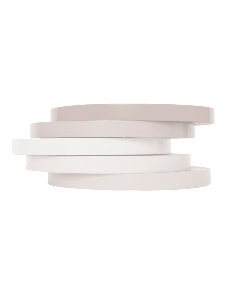 Cinta adhesiva q connect 66m x 9mm blanca para cerrar bolsas