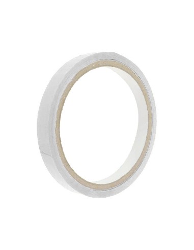 Cinta adhesiva q connect 66m x 9mm blanca para cerrar bolsas