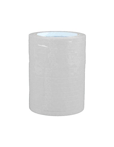 Cinta adhesiva q connect 66m x 9mm blanca para cerrar bolsas