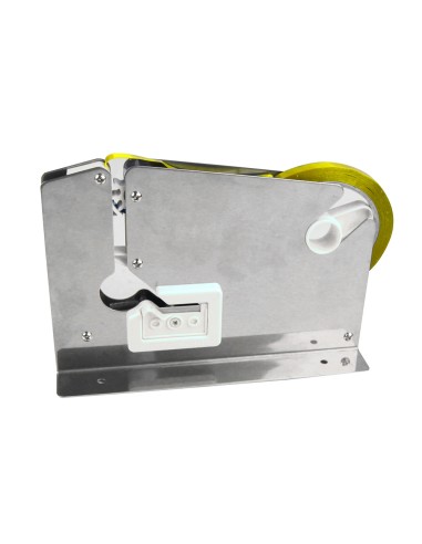 Cinta adhesiva q connect 66m x 9mm amarilla para cerrar bolsas