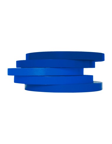 Cinta adhesiva q connect 66m x 9mm azul para cerrar bolsas