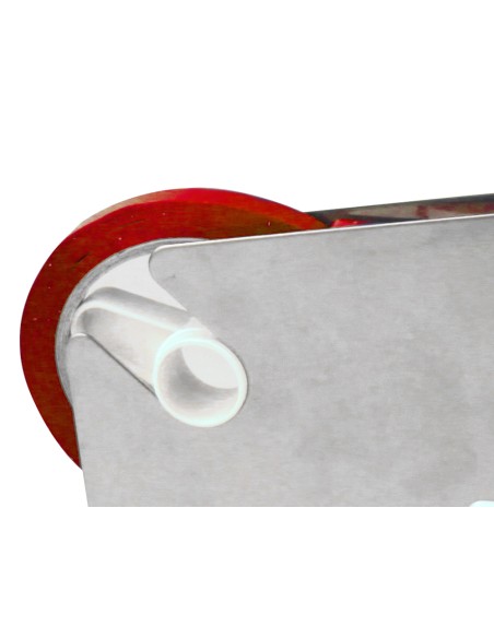 Cinta adhesiva q connect 66m x 9mm roja para cerrar bolsas