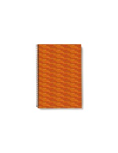 Cuaderno espiral liderpapel cuarto multilider tapa forrada 80h 80 gr cuadro 4mm con margen naranja
