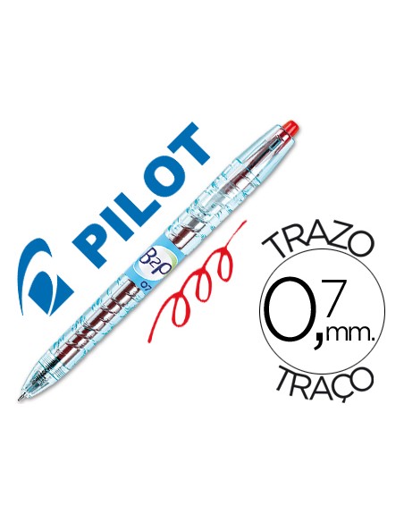 Boligrafo pilot gel b2p rojo