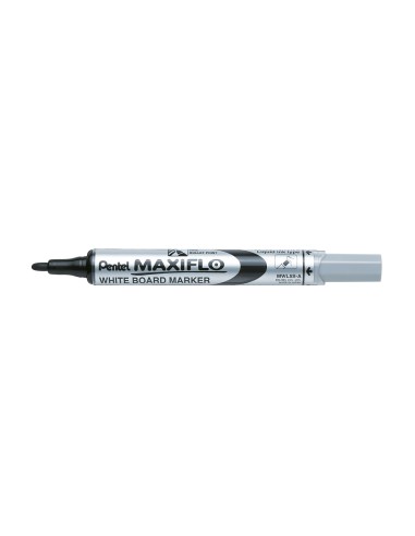 Rotulador maxiflo pentel para pizarra blanca color negro