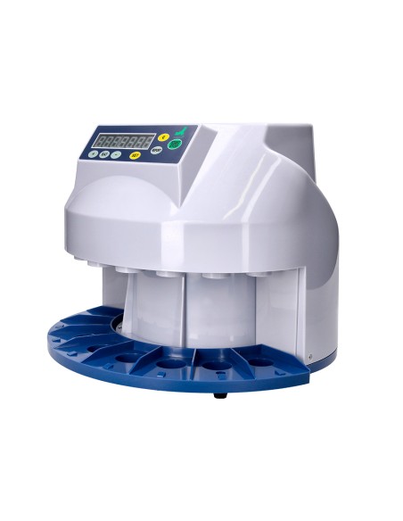 Contador y clasificador de mon edas q connect suma resta y totaliza 216 monedas minuto