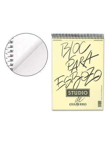 Bloc dibujo esbozos din a3 90 10 hojas 90g m2