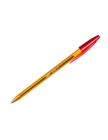 Boligrafo bic cristal punta fina rojo