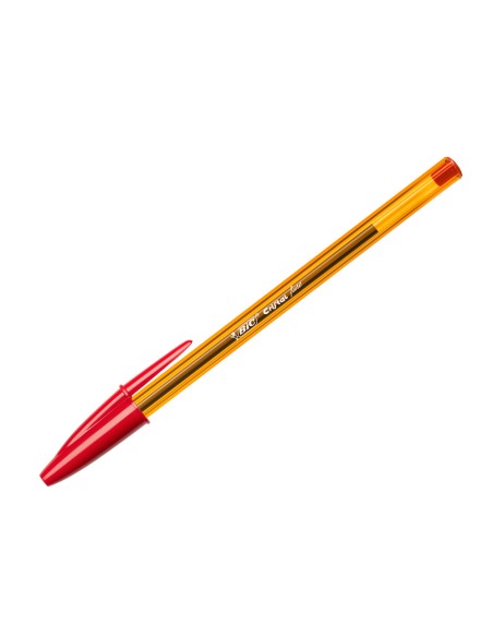 Boligrafo bic cristal punta fina rojo
