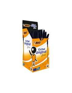 Boligrafo bic cristal punta fina negro